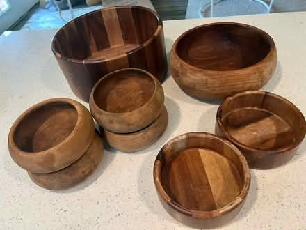 Photo of free Wooden bowls (Waller) #1