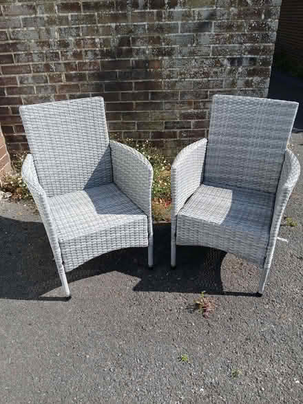 Photo of free 2 patio armchairs (Portsea PO1) #1