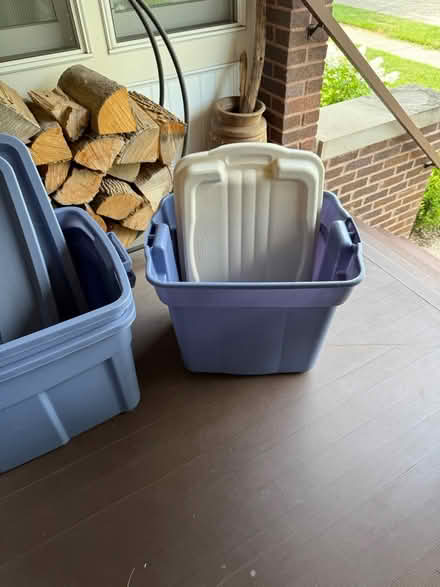 Photo of free Various Sizes of Plastic Bins (Near 11 and Woodward) #2