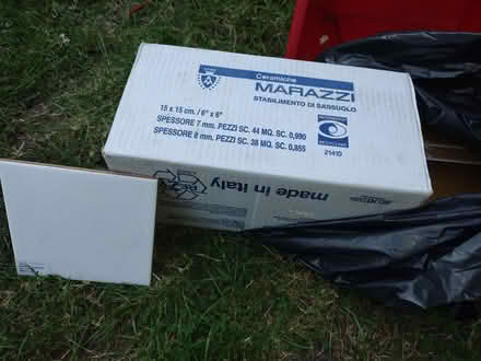 Photo of free Box of high quality white tiles (Catford SE6) #1