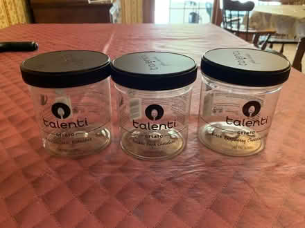 Photo of free Talenti ice cream containers (Saratoga) #1