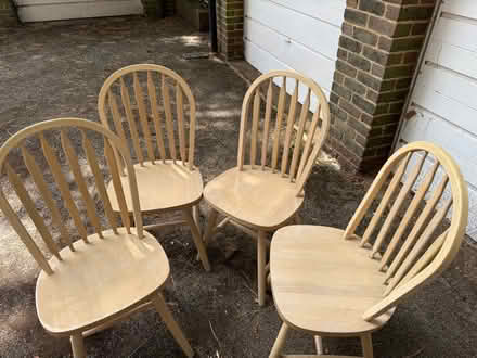 Photo of free Table with set of 4 chairs (Kingston TW11) #2