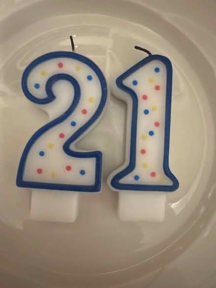 Photo of free Number candles (Boxborough) #3