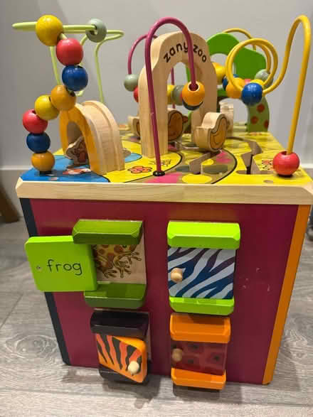 Photo of free Zanny zoo wooden activity cube (Finchley) #1