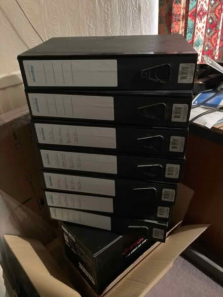 Photo of free 7 A4 box files (Westcotes LE3) #1