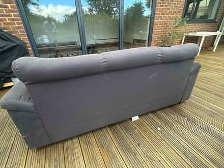 Photo of free Navy Ikea three seat sofa (Petts Wood BR7) #1
