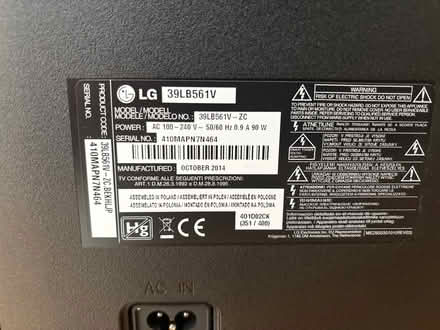 Photo of free 38” LG tv (Thatto heath) #2