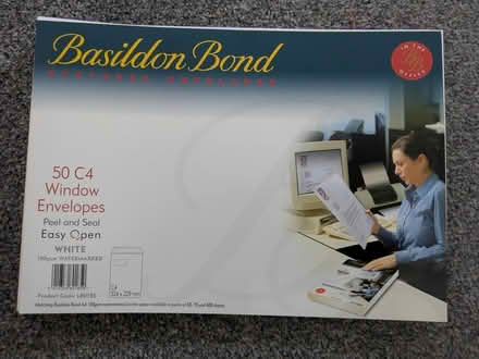Photo of free 20 windowed A4 envelopes (Clevedon BS21) #1