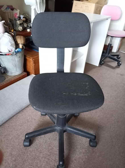 Photo of free Black office type chair (Penisarwaun LL55) #1