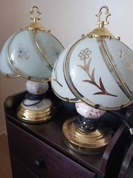 Photo of free 2 Small tri-bright touch lamps (Baseline/Greenbank) #1