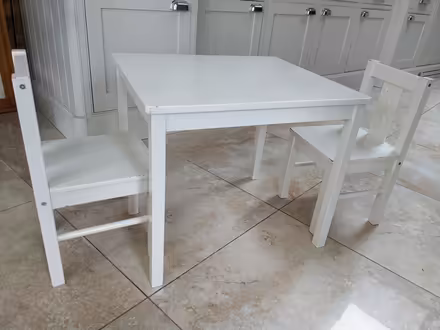 Photo of free IKEA Kritter table and 2 chairs (New Malden KT3) #1