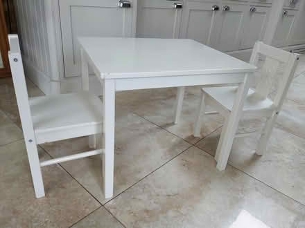 Photo of free IKEA Kritter table and 2 chairs (New Malden KT3) #1