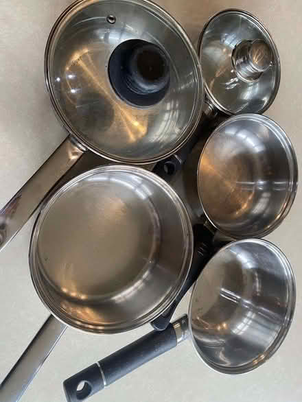 Photo of free stainless steel saucepans (Fleetville AL1) #1
