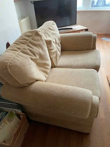 Photo of free Large 2 seated sofa - Sand Coloured (Bristol, Easton BS5) #2