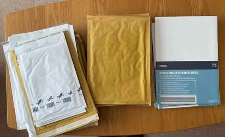 Photo of free Large padded & boarded envelopes - NEW (Chalfont St Giles HP8) #1
