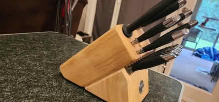 Photo of free Kitchen Aid knife set (Bartlett downtown) #2