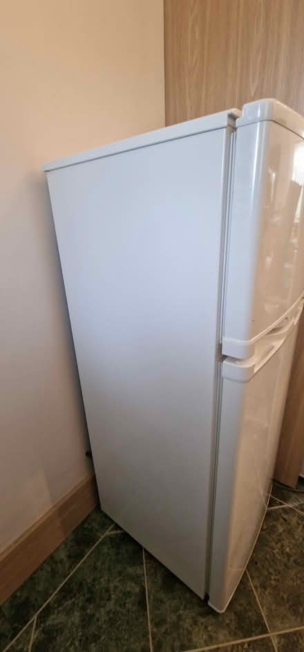 Photo of free Small white fridge freezer (Lowedges S8) #3