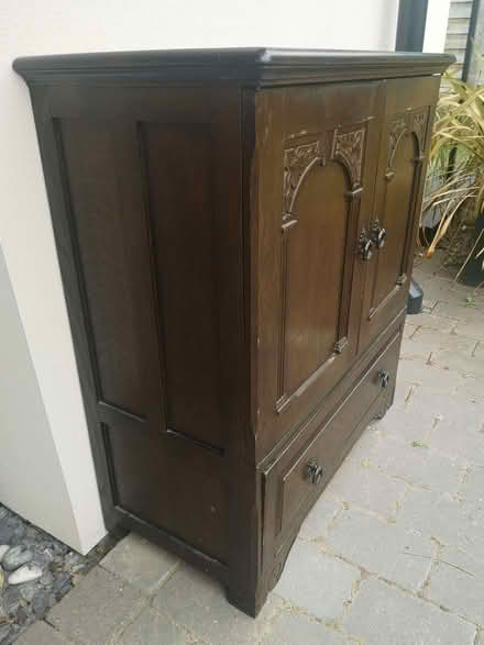 Photo of free Solid oak cupboard for upcycling (Barbourne WR1) #3