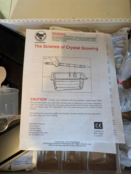 Photo of free Crystal growing kit (HA6 Northwood) #2