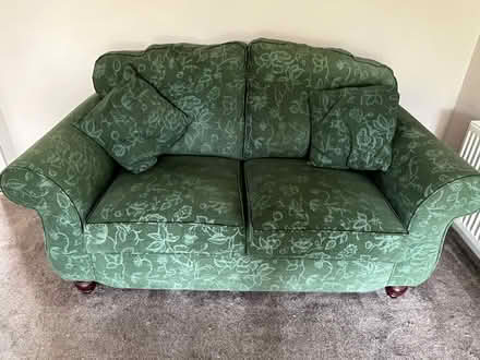 Photo of free Sofas and footstool (Harden, BD16) #2