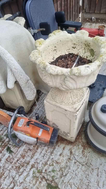 Photo of free Old concrete plant pots (Cm778ab) #1