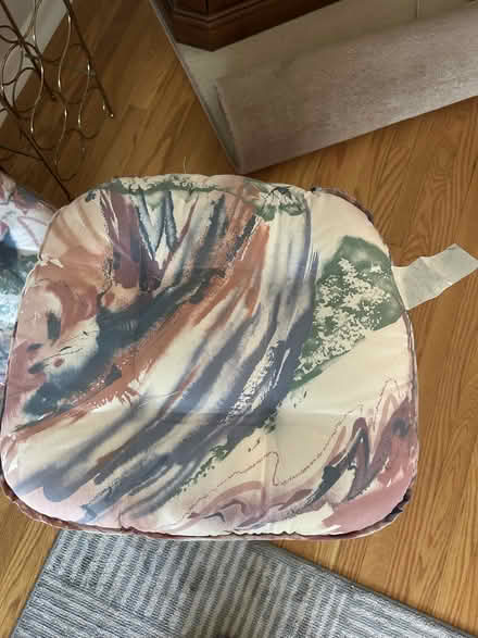 Photo of free 4 chair cushions (Near Steels & Leslie) #2
