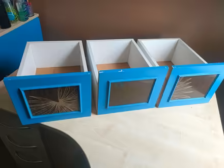 Photo of free 3x open top storage boxes (Milton PO4) #1