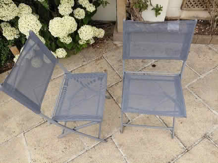 Photo of free Folding chairs x 2 (Bradford on Avon BA15) #1