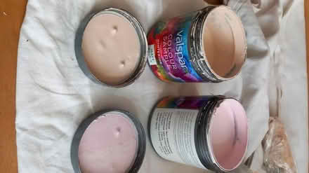 Photo of free Pink paint sample pots (Pitshanger W5) #2