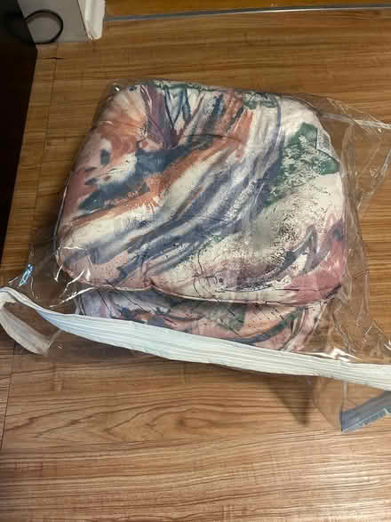 Photo of free 4 chair cushions (Near Steels & Leslie) #1