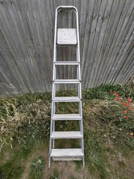 Photo of free Old slim flimsy step ladder (Longworth, OX13) #1