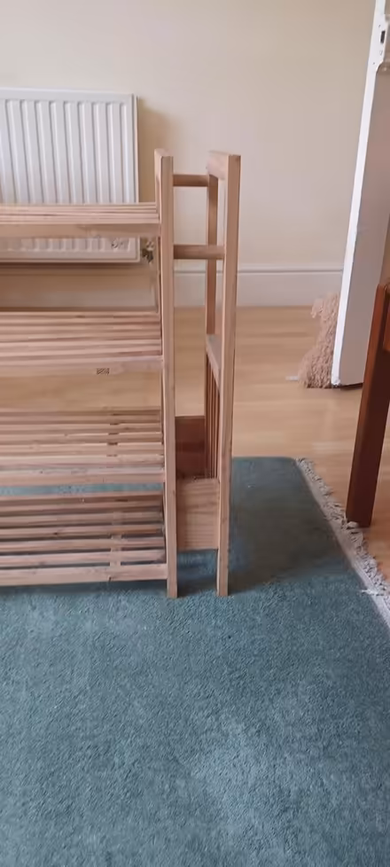Photo of free Wooden shoe rack (Loughborough central) #1