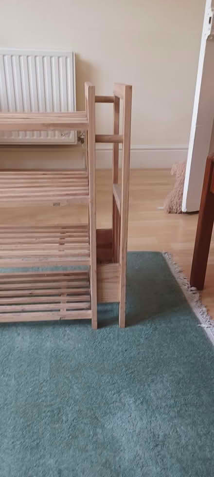 Photo of free Wooden shoe rack (Loughborough central) #1