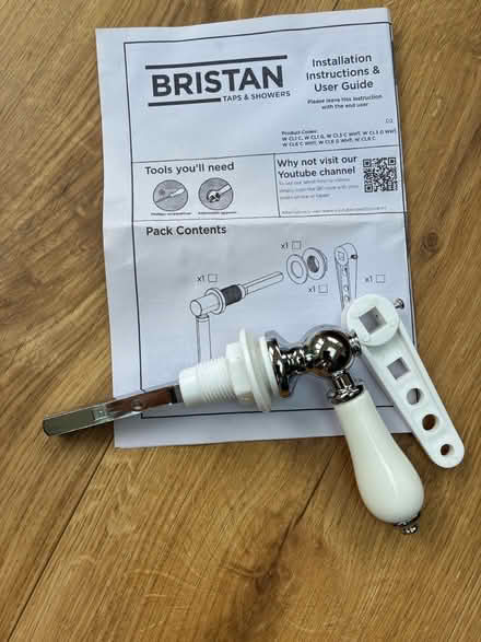 Photo of free Bristan toilet cistern handle (Hellifield BD23) #1