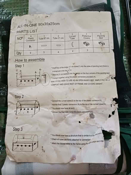 Photo of free Plastic plant bed with zipper cover (Old Bletchley MK3) #1