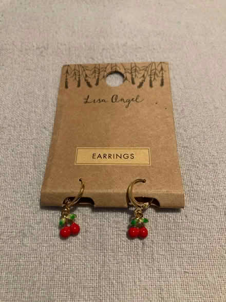 Photo of free Cherry earrings new, never used (Bournville Station) #1