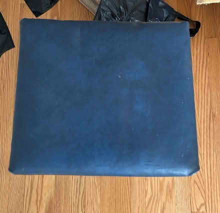 Photo of free Small blue storage stool (Near Steels & Leslie) #2