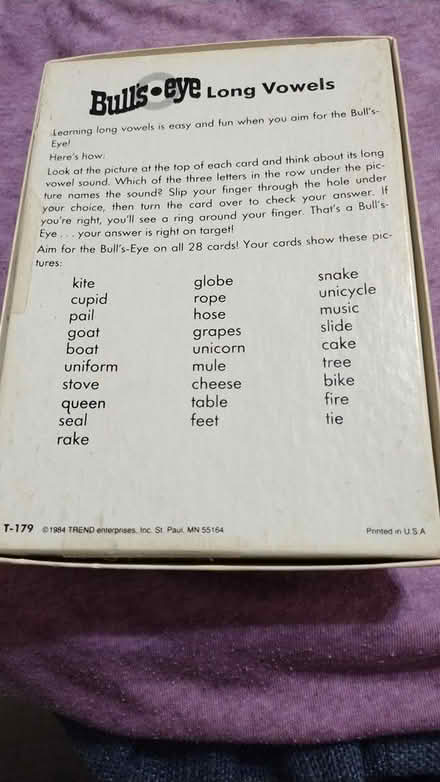 Photo of free Long vowel activity cards (Allen) #2
