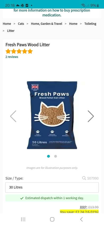 Photo of free Cat litter (Cogges OX28) #2