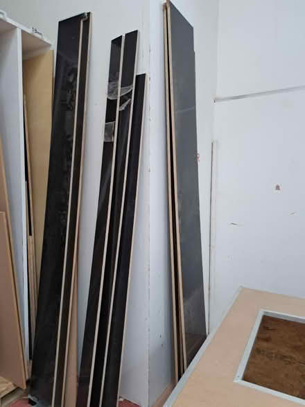 Photo of free Laminated osb boards, black matt (Crewe CW2) #1