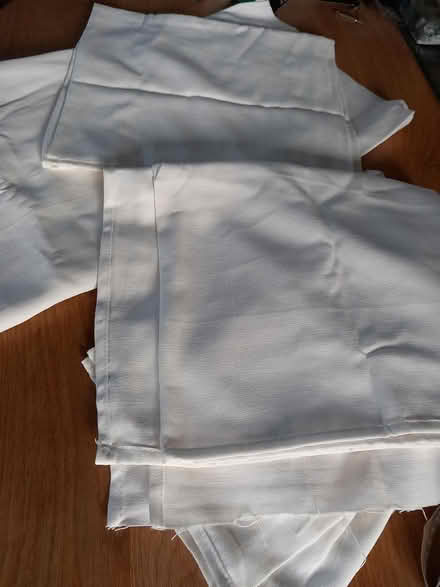 Photo of free Cream coloured fabric offcuts (Leatherhead KT22) #1