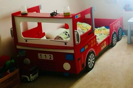Photo of free Children’s red fire engine bed frame (Kingston TW11) #1