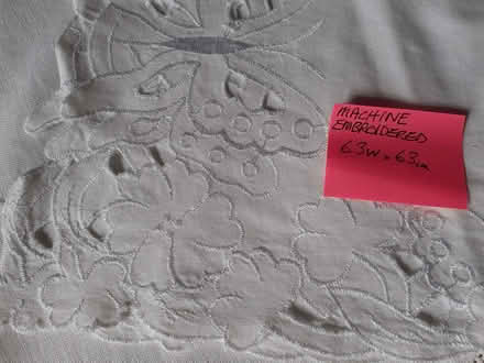 Photo of free Embroidered tablecloth (Slack Lane DE22) #2