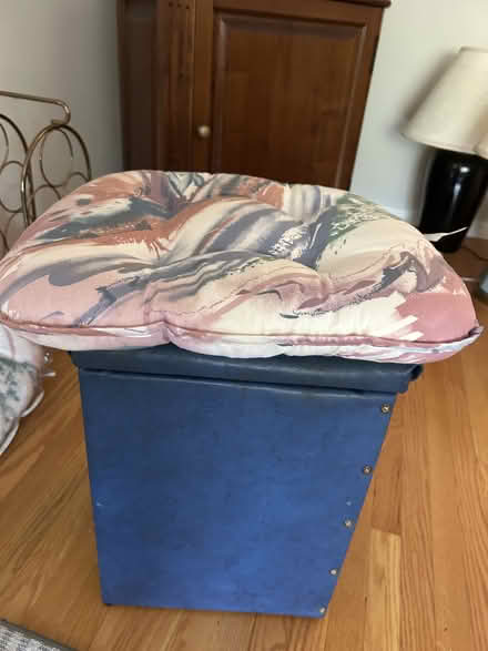 Photo of free 4 chair cushions (Near Steels & Leslie) #3