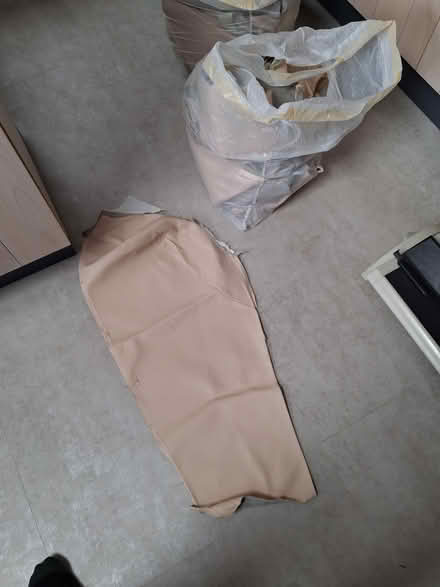 Photo of free Leather reclaimed from sofa (Loughborough Central LE11) #2