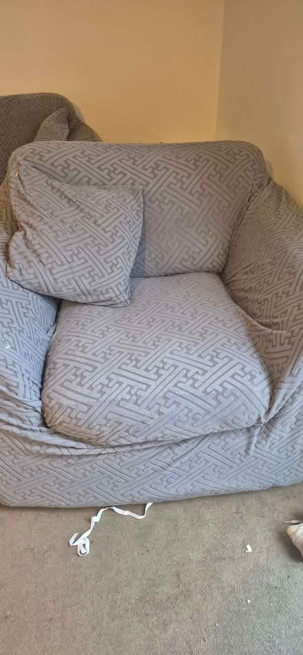 Photo of free 3 seater and arm chair (Fairfield Park SG5) #2