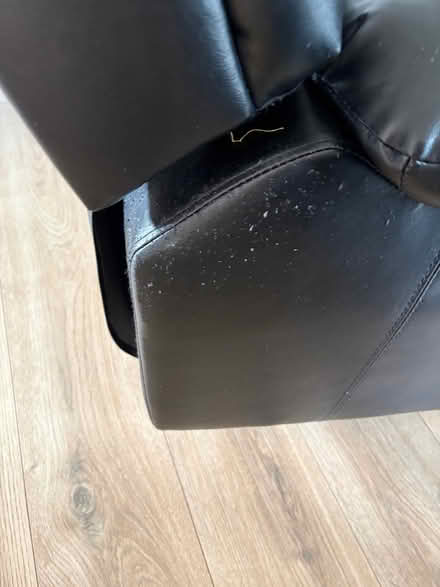 Photo of free Leather sofa (Welshpool SY21) #2