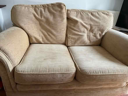 Photo of free Large 2 seated sofa - Sand Coloured (Bristol, Easton BS5) #1