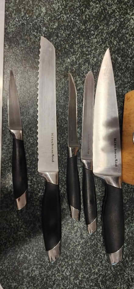 Photo of free Kitchen Aid knife set (Bartlett downtown) #3