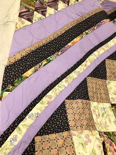 Photo of free King size almost-finished quilt (KT3 Motspur Park) #4